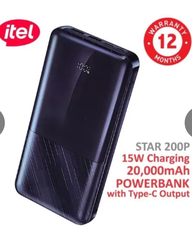 ITEL POWERBANK 20000mAh